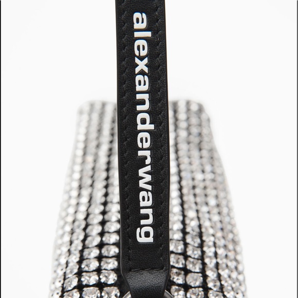 Alexander Wang Medium Heiress Rhinestone Mesh Pouch - Picture 7 of 8